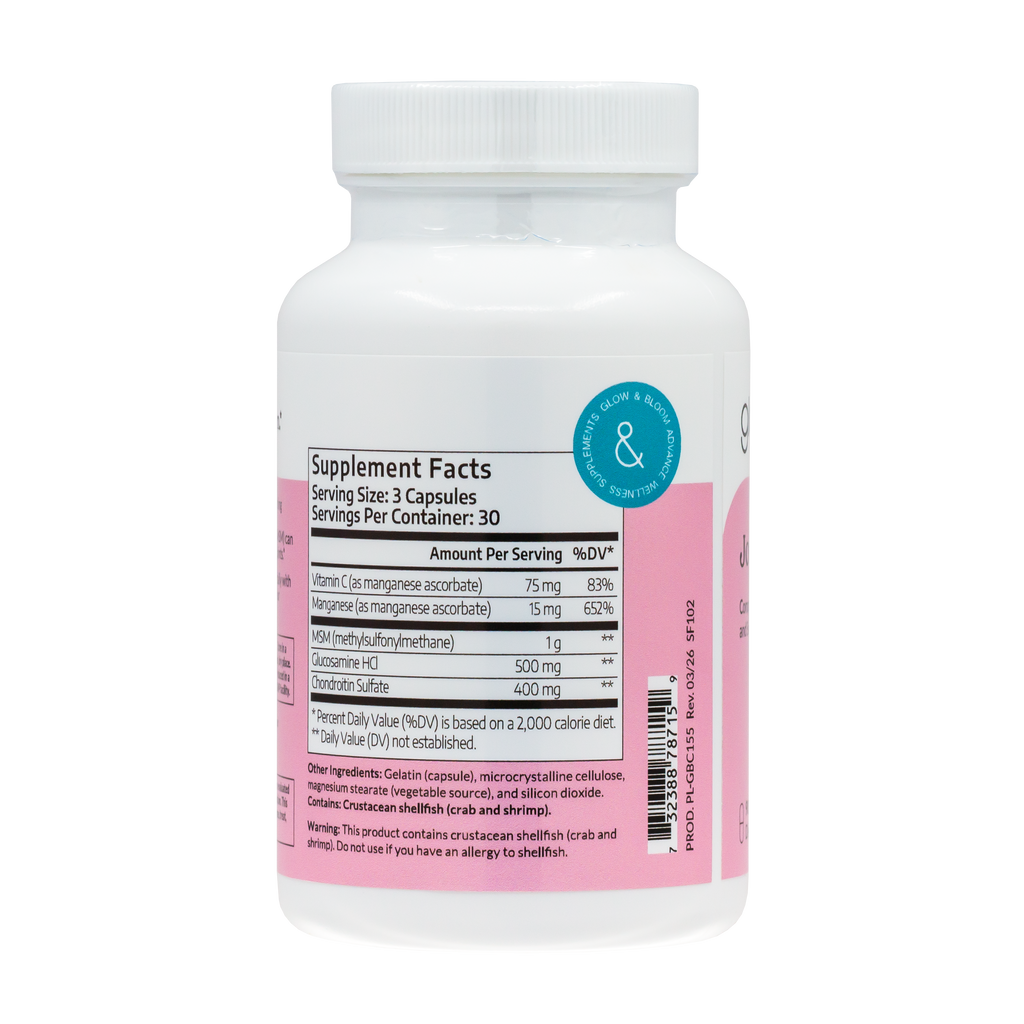 Joint Relief +| Suplemento con glucosamina, condroitina y MSM para el dolor, inflamación y problemas con las articulaciones