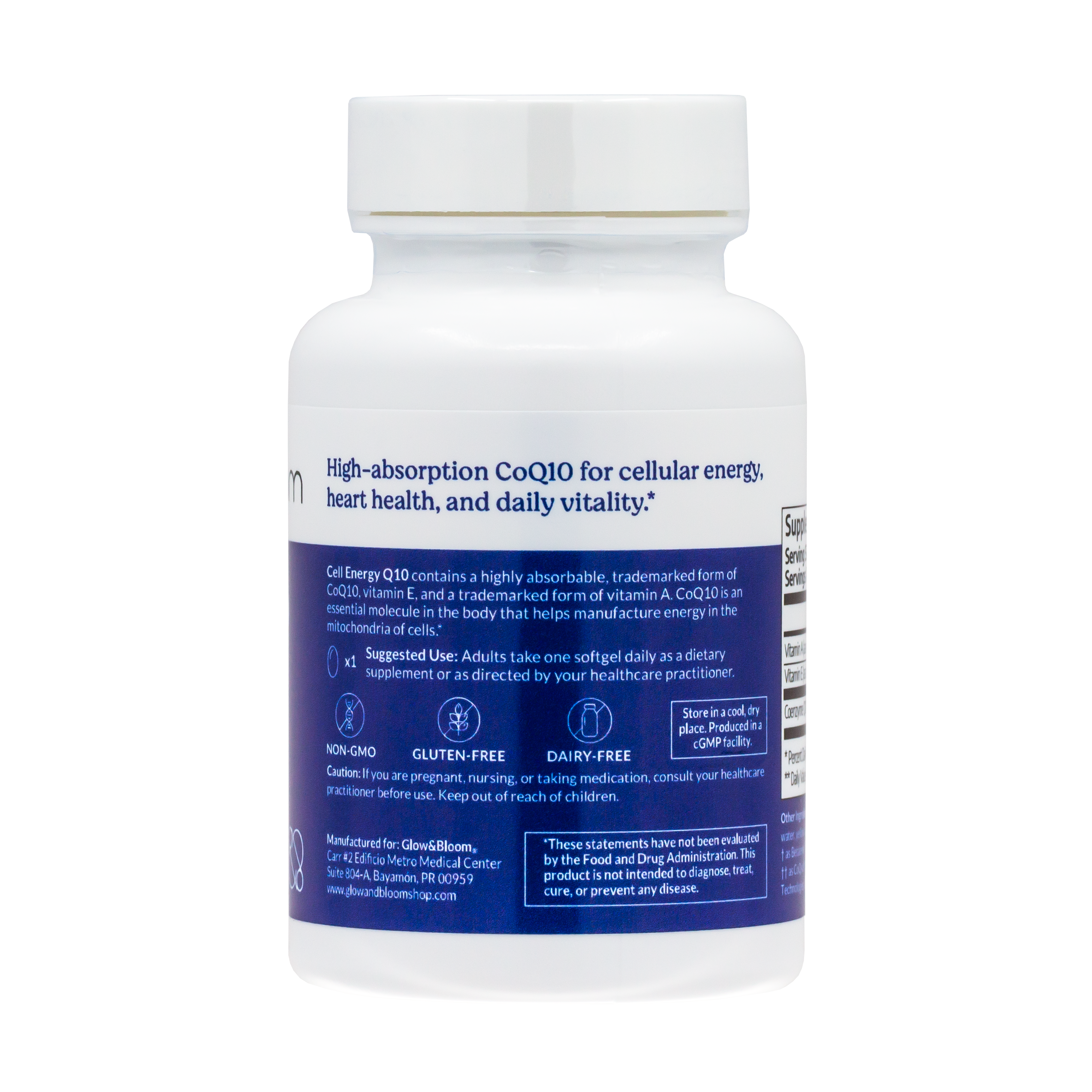 Cell Energy Q10 | Suplemento avanzado de CoQ10 para tu energía celular y vitalidad diaria