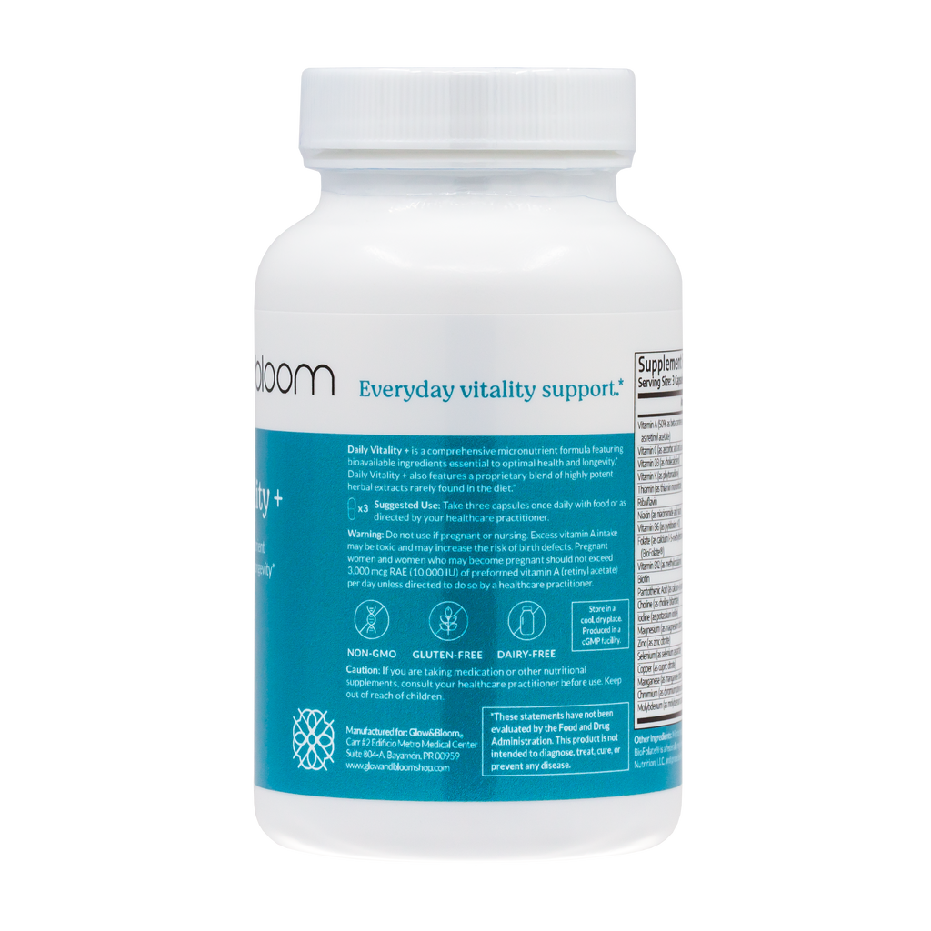 Daily Vitality+ | Multivitamina avanzada con micronutrientes biodisponibles para tu bienestar diario