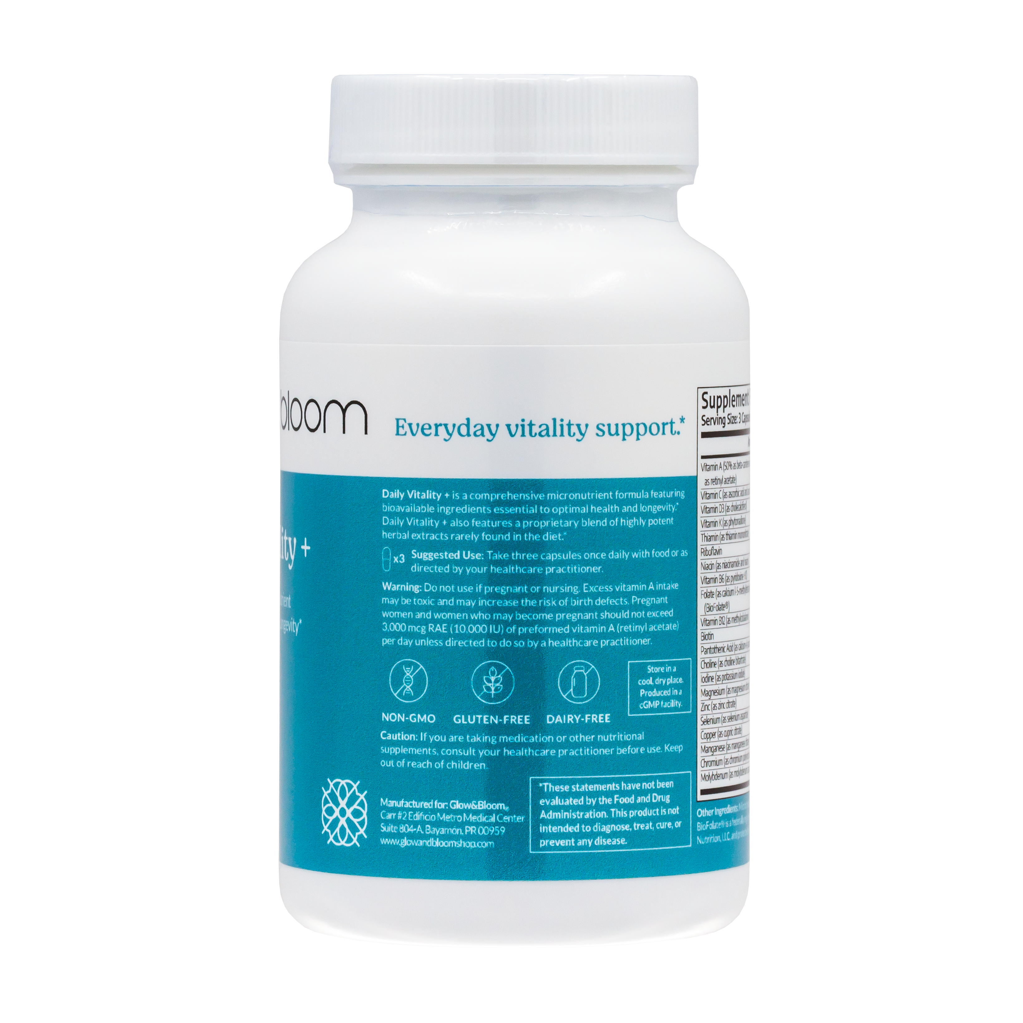 Daily Vitality+ | Multivitamina avanzada con micronutrientes biodisponibles para tu bienestar diario
