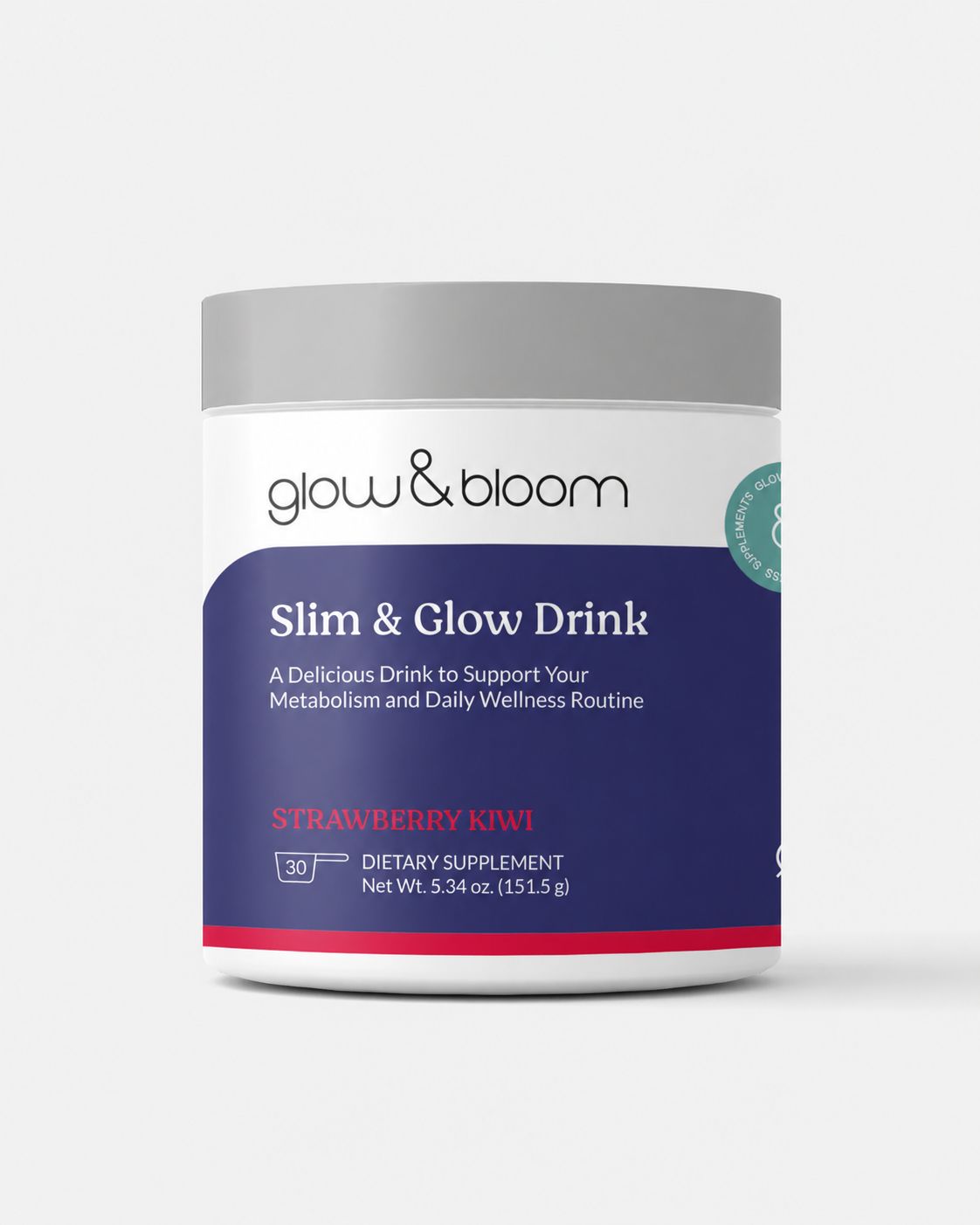 Slim & Glow Drink | Bebida funcional con probióticos, fibra y antioxidantes para tu bienestar diario