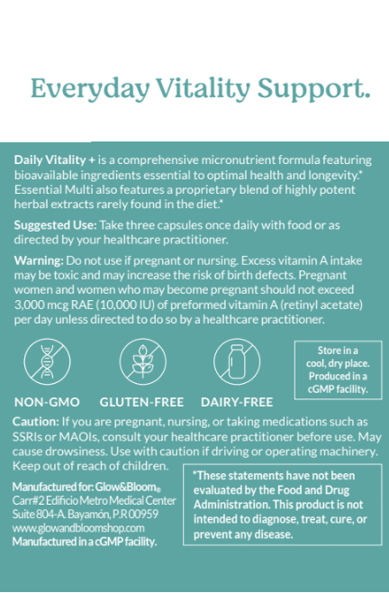 Daily Vitality+ Multivitamina